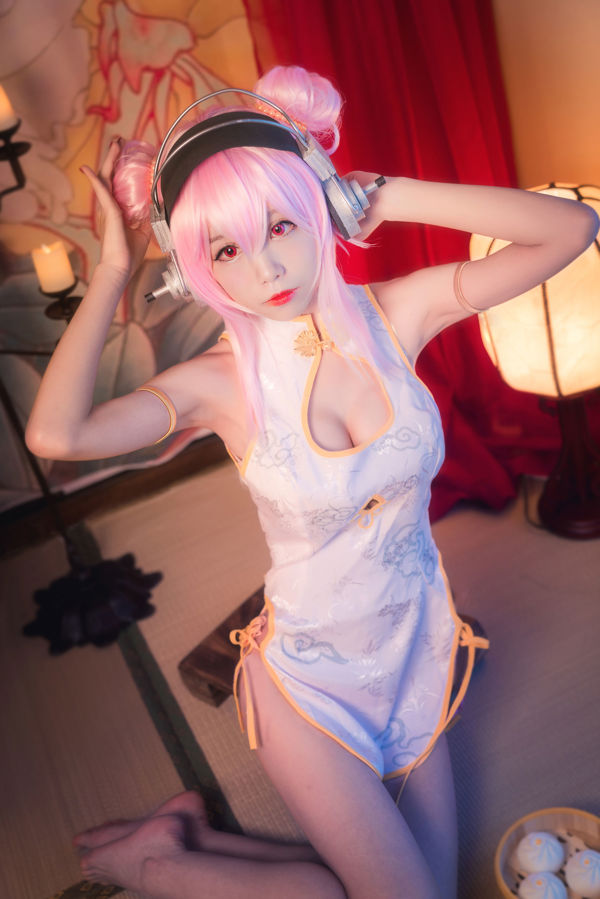 [ภาพคอสเพลย์] อะนิเมะบล็อกเกอร์ Shui Miao aqua - Soniko Cheongsam