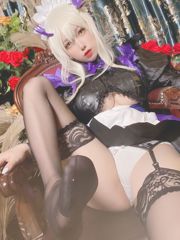 [Internet-beroemdheid COSER-foto] Taro Yuan Yuko SJ_ - Selfie van de zwarte kanonmeid