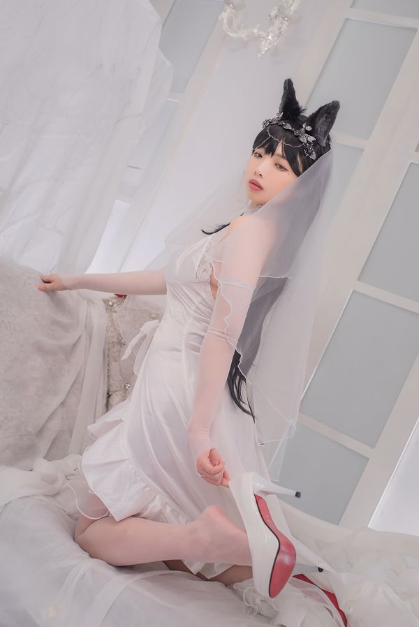 웬 소녀는 무리 "아타고 꽃 결혼"[COSPLAY 복지]