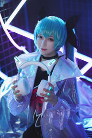 [Cosplay foto] Anime blogger Teppanyaki ghost dance w - Yaowu headset miku