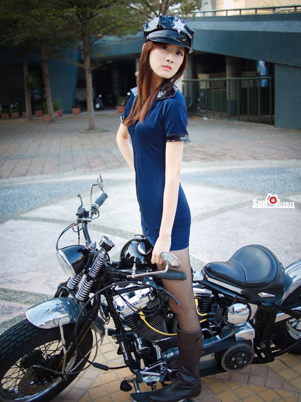 [เจ้าแม่ไต้หวัน] Lin Mojing-Harley Policewoman and Stewardess
