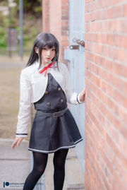 [COS福利] 小丁Cosplay 2020.01 [Fantasy Factory] 黑絲 和服 JK